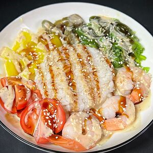 Поке с креветкой