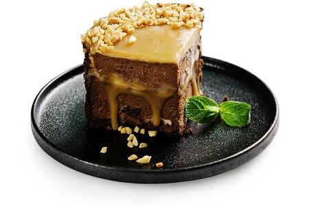 Бенто-чизкейк Сникерс 1/4