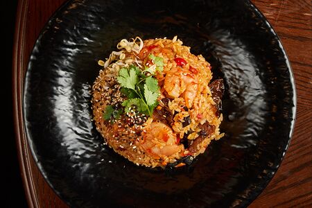 Рис с креветками