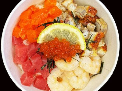 Поке Морской микс