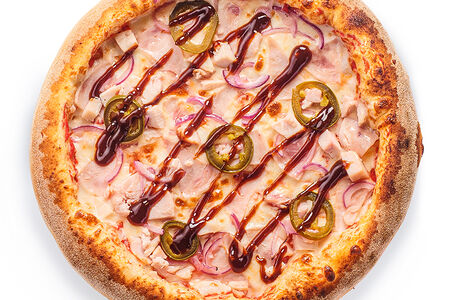 Пицца цыпленок барбекю