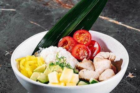 Поке с курицей