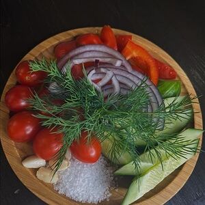 Доска свежих овощей