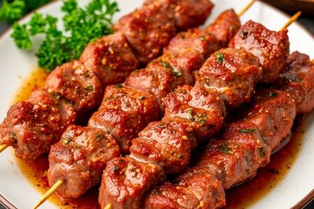 Шашлык из свиной шеи