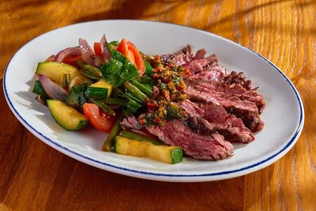 Стейк-салат с мачете