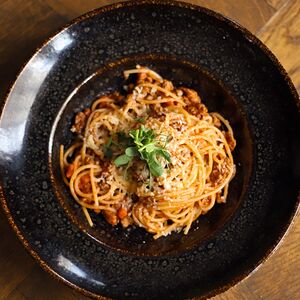 Паста Болоньезе с соусом пелати