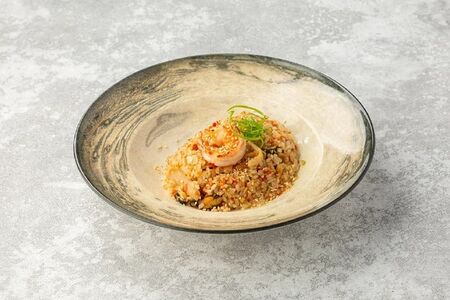 Рис с морепродуктами