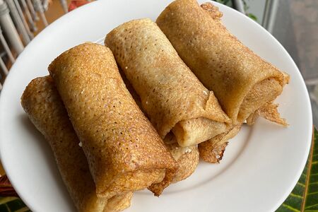 Блинчик с творогом