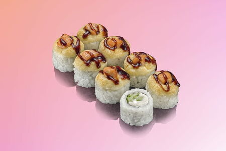 Запечённый Сырный с лососем