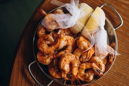 Креветки гриль на компанию