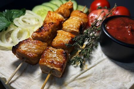 Шашлык из корейки