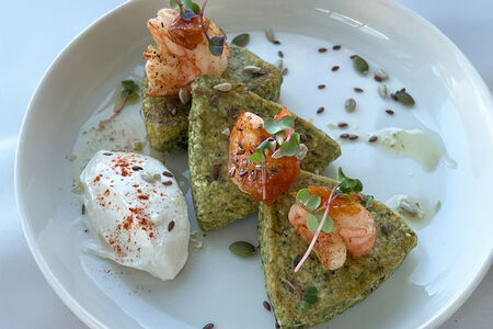 Сырники со шпинатом