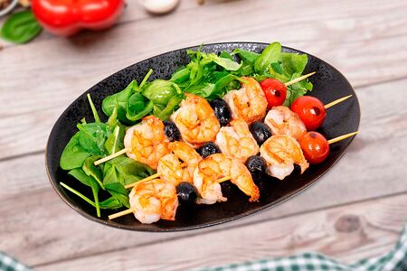 Креветки тигровые на гриле