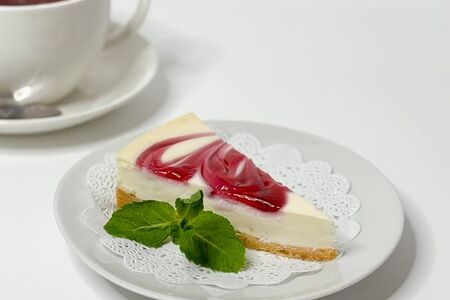 Чизкейк малиновый