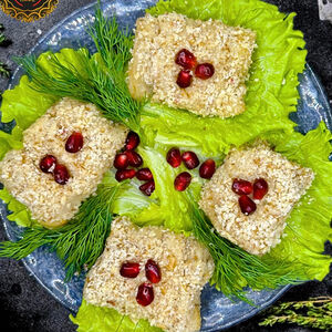 Баклажаны с орехом 