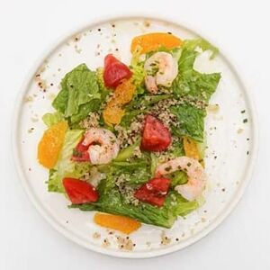 Салат с креветками