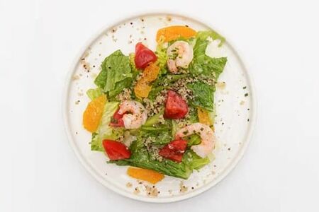 Салат с креветками