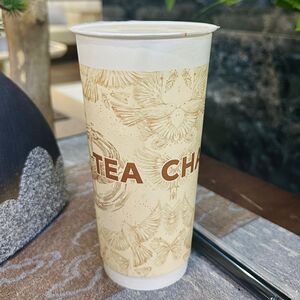 Жасминовый молочный чай с тапиокой 