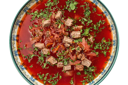 Борщ с говядиной