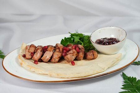 Утиная грудка на мангале