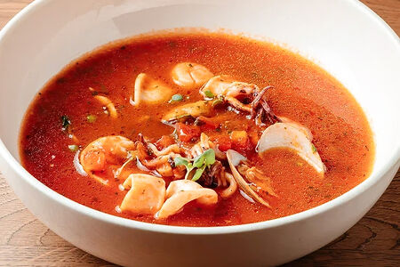 Суп с морепродуктами