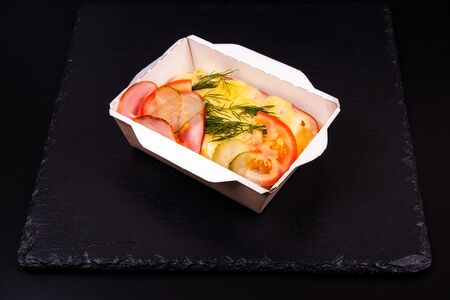 Омлет с ветчиной и сыром