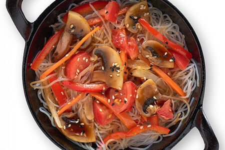 Фунчоза с овощами