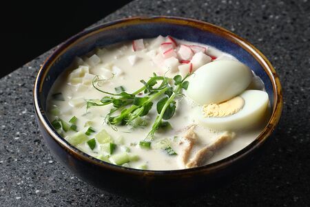 Окрошка на кефире