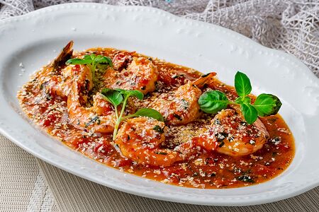 Креветки в соусе Пиль-пиль