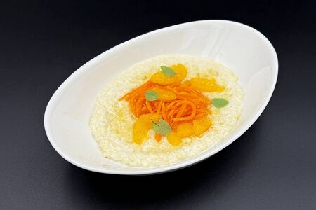 Пшенная каша с карамелизированой тыквой 