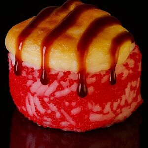 Калифорния с лососем и креветкой