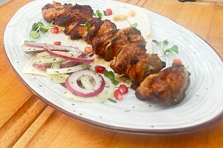 Филе бедра индейки на мангале