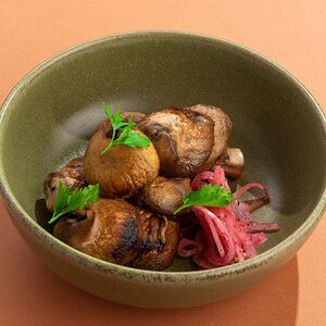 Шампиньоны на мангале