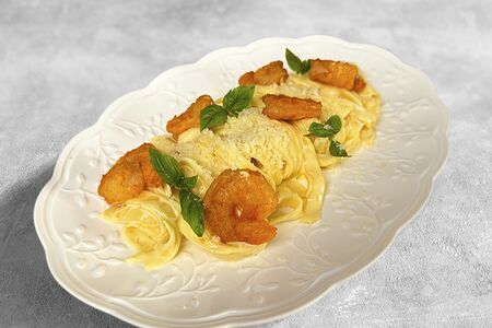 Паста с креветками