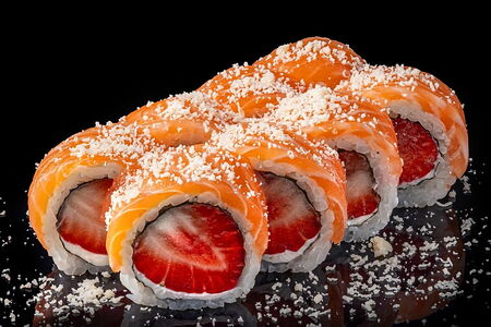 Филадельфия с клубникой