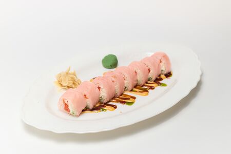 С форелью и соусом манго