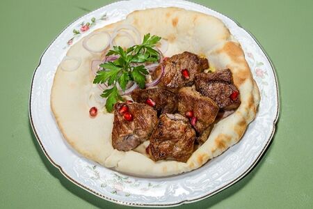 Шашлык из куриного бедра