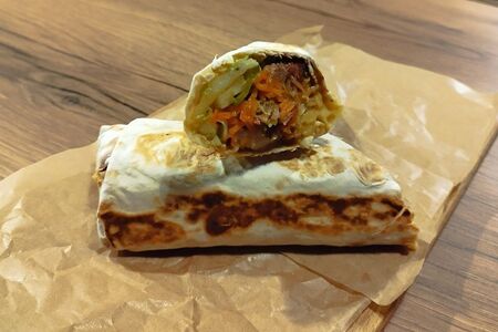 Шаверма BBQ по-мексикански со свининой