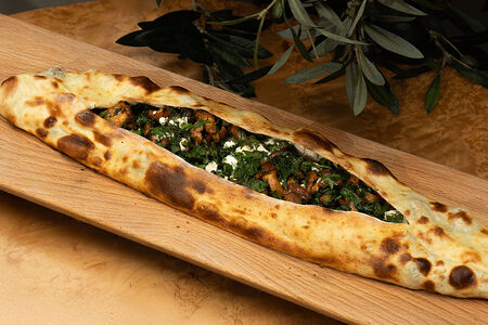 Пиде с лисичками