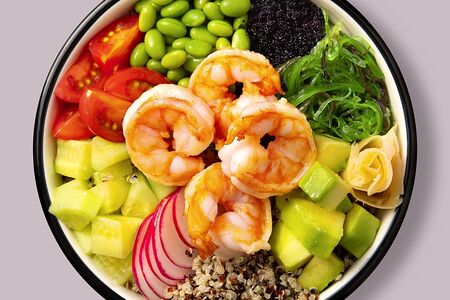 Поке с креветками