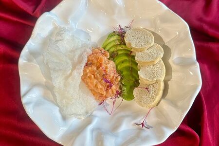 Тартар Лосось с манго