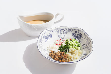 Окрошка на квасе