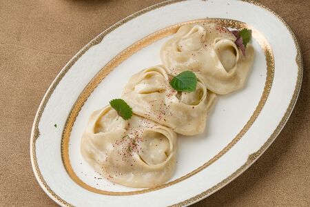 Манты с тыквой