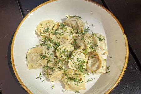 Пельмени из гуся