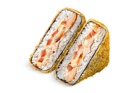 Онигири с курицей темпура