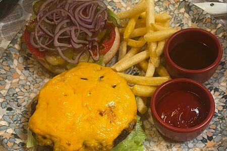 Чизбургер из говядины 