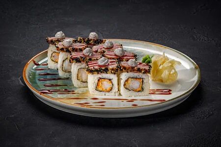 Ролл татаки с тунцом