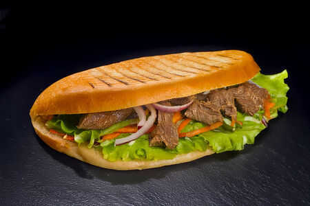 Шаурма говяжья в булке