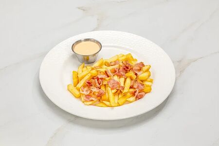 Картофель фри бекон/сырный соус