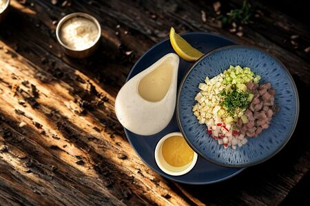 Окрошка с ростбифом